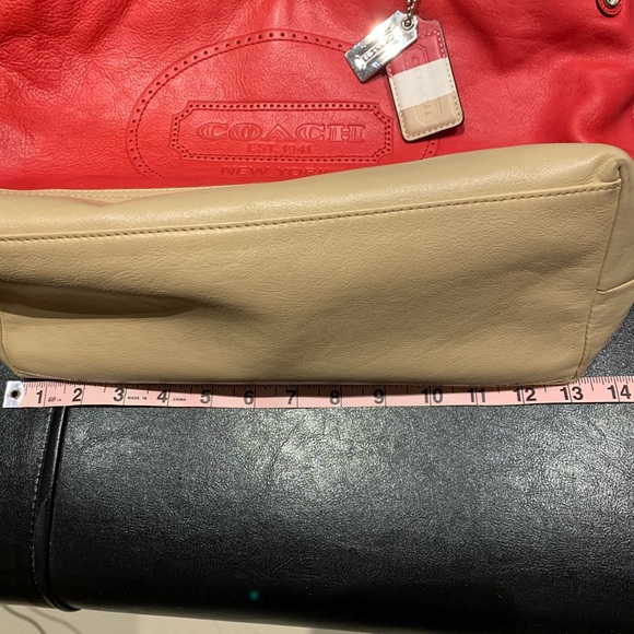 Special Anniversary Leather Coach Tote Bag - Picture 16 of 16